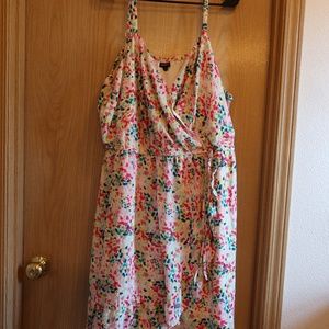 Georgette Surplice Wrap Romper